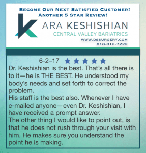 Keshishian Testimonial