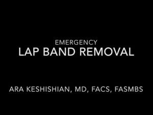 Emergency Lap Band Removal