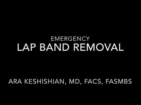 Emergency Lap Band Removal