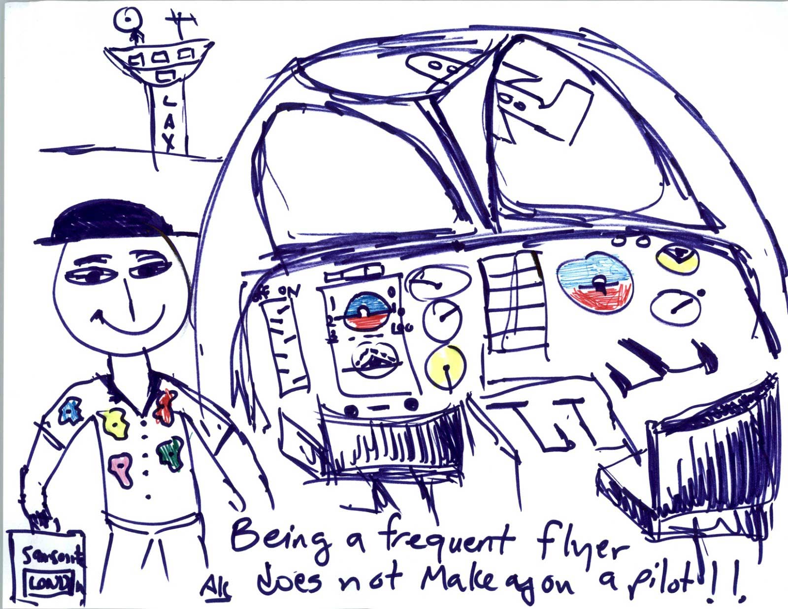 Keshishian pilot plane